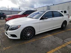 Vehiculos salvage en venta de Copart Chicago Heights, IL: 2015 Mercedes-Benz S 550