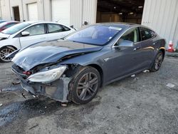 Salvage cars for sale at Jacksonville, FL auction: 2014 Tesla Model S