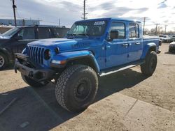 Salvage cars for sale at Colorado Springs, CO auction: 2022 Jeep Gladiator Overland