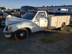 Salvage trucks for sale at Sacramento, CA auction: 1990 Toyota Pickup Cab Chassis Super Long Wheelbase