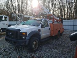 Salvage trucks for sale at West Warren, MA auction: 2008 Ford F550 Super Duty