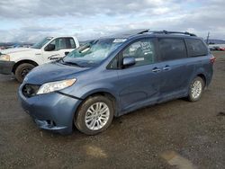 Salvage cars for sale from Copart Vallejo, CA: 2015 Toyota Sienna XLE