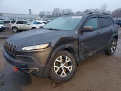 Vehiculos salvage en venta de Copart Davison, MI: 2016 Jeep Cherokee Trailhawk