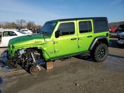 Jeep salvage cars for sale: 2018 Jeep Wrangler Unlimited Sport