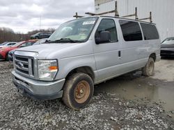 Salvage cars for sale at Windsor, NJ auction: 2013 Ford Econoline E350 Super Duty Wagon