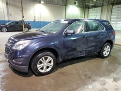 Salvage cars for sale at Woodhaven, MI auction: 2016 Chevrolet Equinox LS