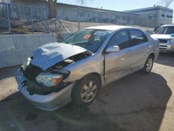 Toyota Corolla CE salvage cars for sale: 2007 Toyota Corolla CE