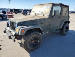 Salvage cars for sale at Wilmer, TX auction: 2000 Jeep Wrangler / TJ SE