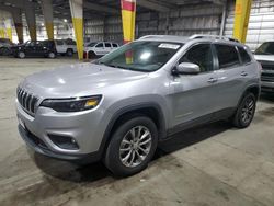 Jeep Cherokee Latitude Plus salvage cars for sale: 2020 Jeep Cherokee Latitude Plus