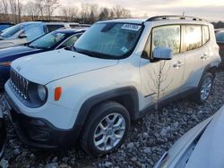 Salvage cars for sale from Copart Candia, NH: 2016 Jeep Renegade Latitude