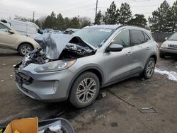 Vehiculos salvage en venta de Copart Denver, CO: 2021 Ford Escape SEL