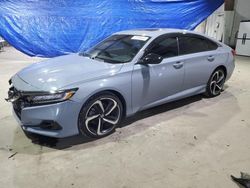 Salvage cars for sale at North Billerica, MA auction: 2022 Honda Accord Sport