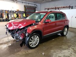 Salvage cars for sale at Candia, NH auction: 2015 Volkswagen Tiguan S