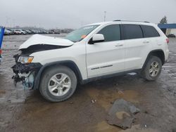 Salvage cars for sale at Woodhaven, MI auction: 2017 Jeep Grand Cherokee Laredo