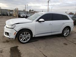 Salvage cars for sale from Copart Los Angeles, CA: 2018 Audi Q7 Prestige