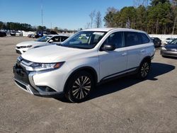 Salvage cars for sale at Dunn, NC auction: 2019 Mitsubishi Outlander ES