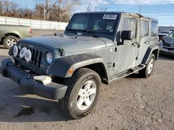 Salvage cars for sale at Cahokia Heights, IL auction: 2015 Jeep Wrangler Unlimited Sport