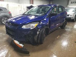 Salvage cars for sale at Elgin, IL auction: 2016 Ford Escape S