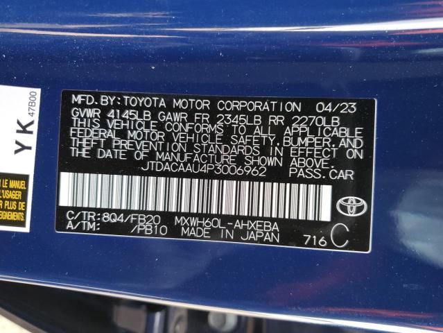 2023 Toyota Prius LE