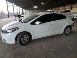 KIA Forte LX salvage cars for sale: 2018 KIA Forte LX