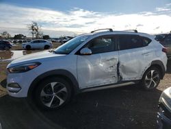 Salvage cars for sale at San Martin, CA auction: 2017 Hyundai Tucson Limited