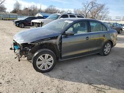 Salvage cars for sale from Copart Wichita, KS: 2017 Volkswagen Jetta S