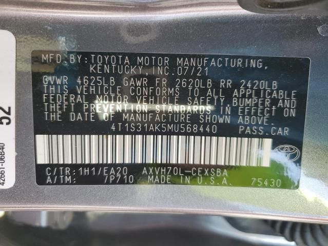 2021 Toyota Camry SE