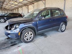 Volkswagen Tiguan S salvage cars for sale: 2016 Volkswagen Tiguan S