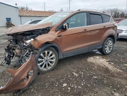 Ford Escape Titanium salvage cars for sale: 2017 Ford Escape Titanium