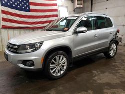 Salvage cars for sale from Copart Lyman, ME: 2012 Volkswagen Tiguan S