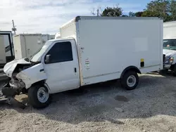Salvage trucks for sale at Apopka, FL auction: 2014 Ford Econoline E350 Super Duty Cutaway Van