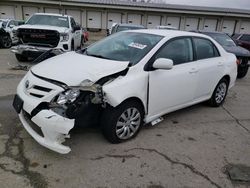 Vehiculos salvage en venta de Copart Louisville, KY: 2012 Toyota Corolla Base