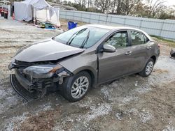 Salvage cars for sale from Copart Fairburn, GA: 2017 Toyota Corolla L