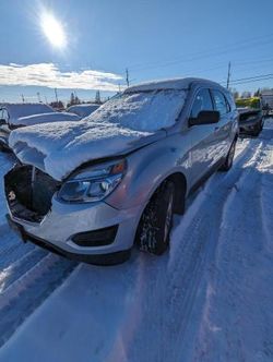 Salvage cars for sale from Copart London, ON: 2016 Chevrolet Equinox LS