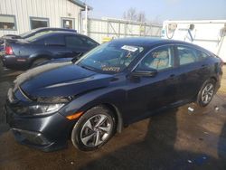 Salvage cars for sale from Copart Pekin, IL: 2019 Honda Civic LX