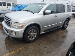 Salvage cars for sale at Chicago Heights, IL auction: 2005 Infiniti QX56