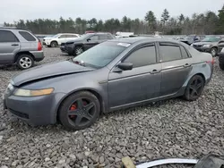 Salvage cars for sale from Copart Windham, ME: 2005 Acura TL