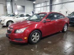 Salvage cars for sale from Copart Ham Lake, MN: 2012 Chevrolet Cruze LT