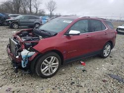 Salvage cars for sale from Copart Cicero, IN: 2018 Chevrolet Equinox Premier