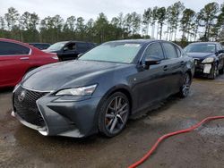 Vehiculos salvage en venta de Copart Harleyville, SC: 2017 Lexus GS 350 Base