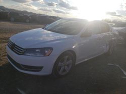 Salvage cars for sale at Madisonville, TN auction: 2012 Volkswagen Passat SE