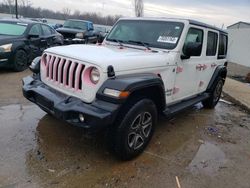 Jeep Wrangler Unlimited Sport salvage cars for sale: 2021 Jeep Wrangler Unlimited Sport