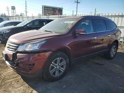 Salvage cars for sale at Chicago Heights, IL auction: 2017 Chevrolet Traverse LT