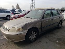 Salvage cars for sale from Copart Vallejo, CA: 2000 Honda Civic LX