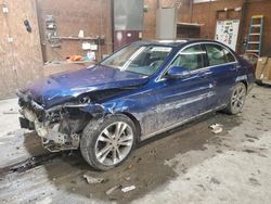 Salvage cars for sale from Copart Ebensburg, PA: 2017 Mercedes-Benz C300