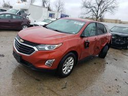 Salvage cars for sale at Bridgeton, MO auction: 2020 Chevrolet Equinox LS