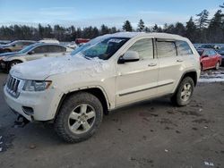 Salvage cars for sale at Windham, ME auction: 2011 Jeep Grand Cherokee Laredo