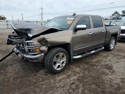 Salvage cars for sale at Newton, AL auction: 2015 Chevrolet Silverado K1500 LTZ