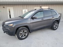 Salvage cars for sale from Copart Franklin, WI: 2019 Jeep Cherokee Trailhawk