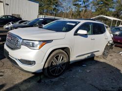 Salvage cars for sale from Copart Austell, GA: 2018 GMC Acadia Denali